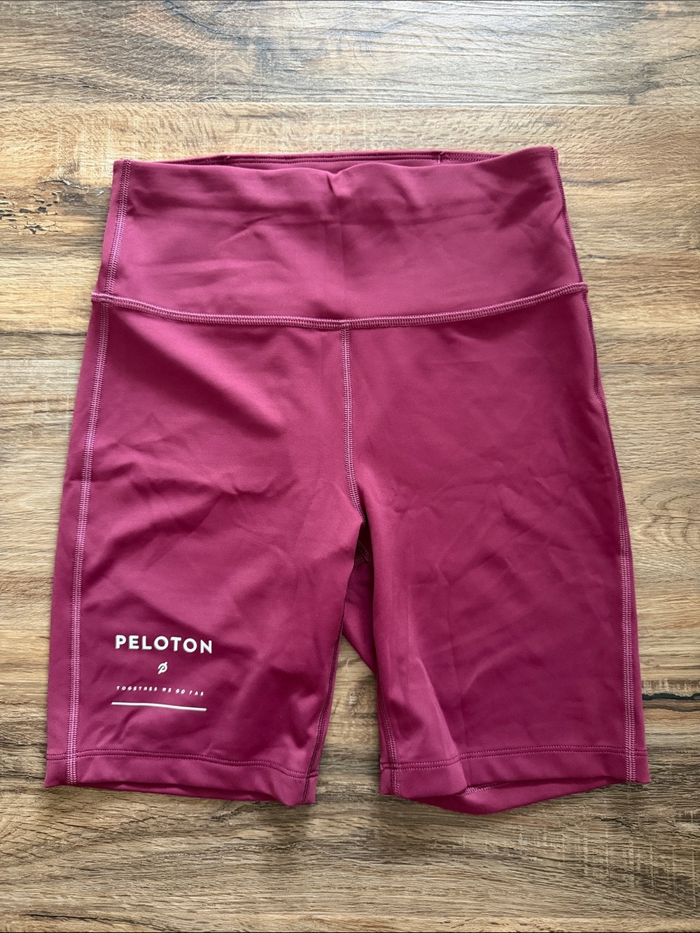 Peloton Cadent 7” High-Rise Wine Bike Shorts